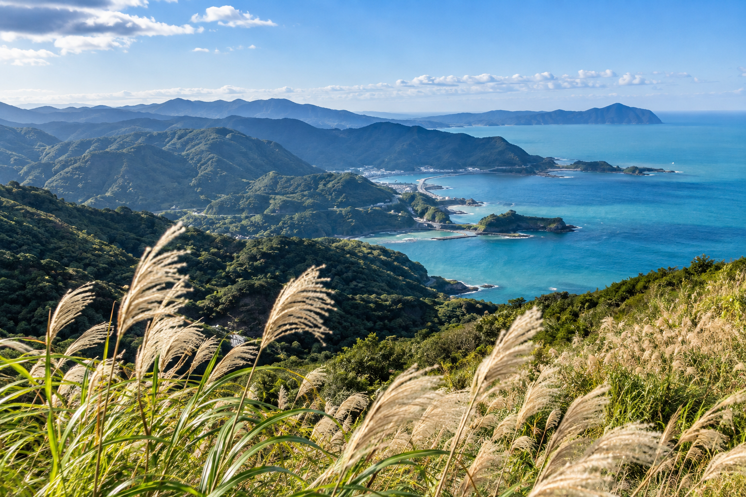 草嶺古道山稜眺望東北角海岸示意圖